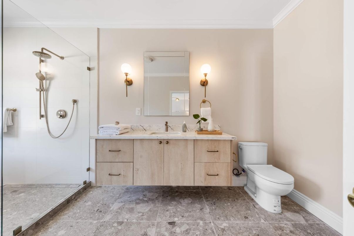 Bathroom, Glass Shower, Interior