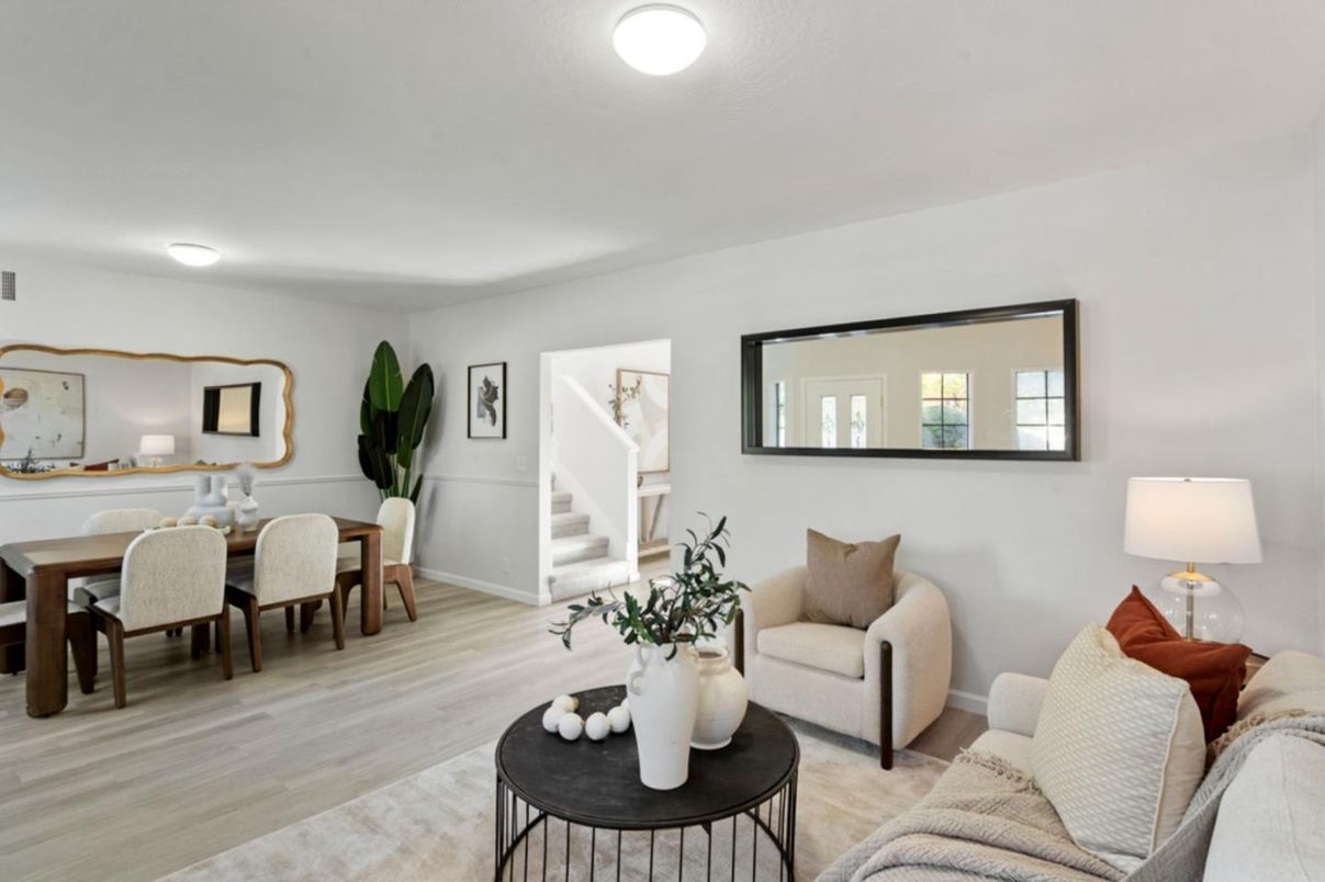 Dining room, Interior, Living room, Wood Texture Flooring