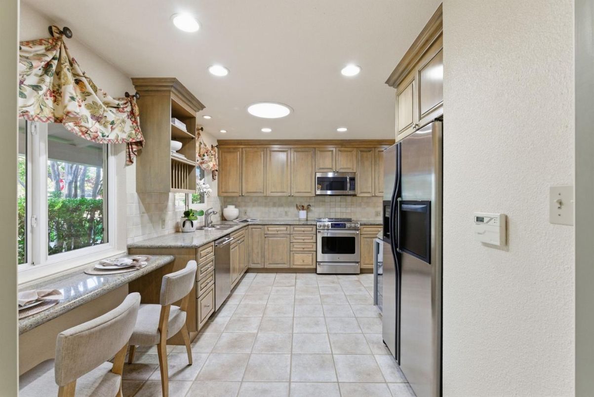 Interior, Kitchen, Recessed Lighting, Stainless Steel Appliances
