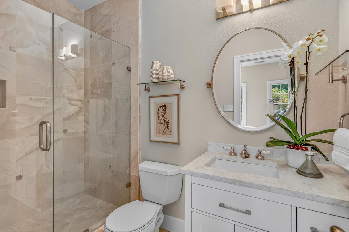 Bathroom, Glass Shower, Interior