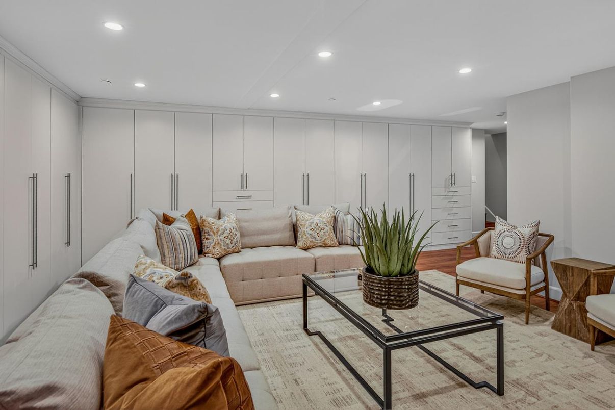 Interior, Living room, Recessed Lighting