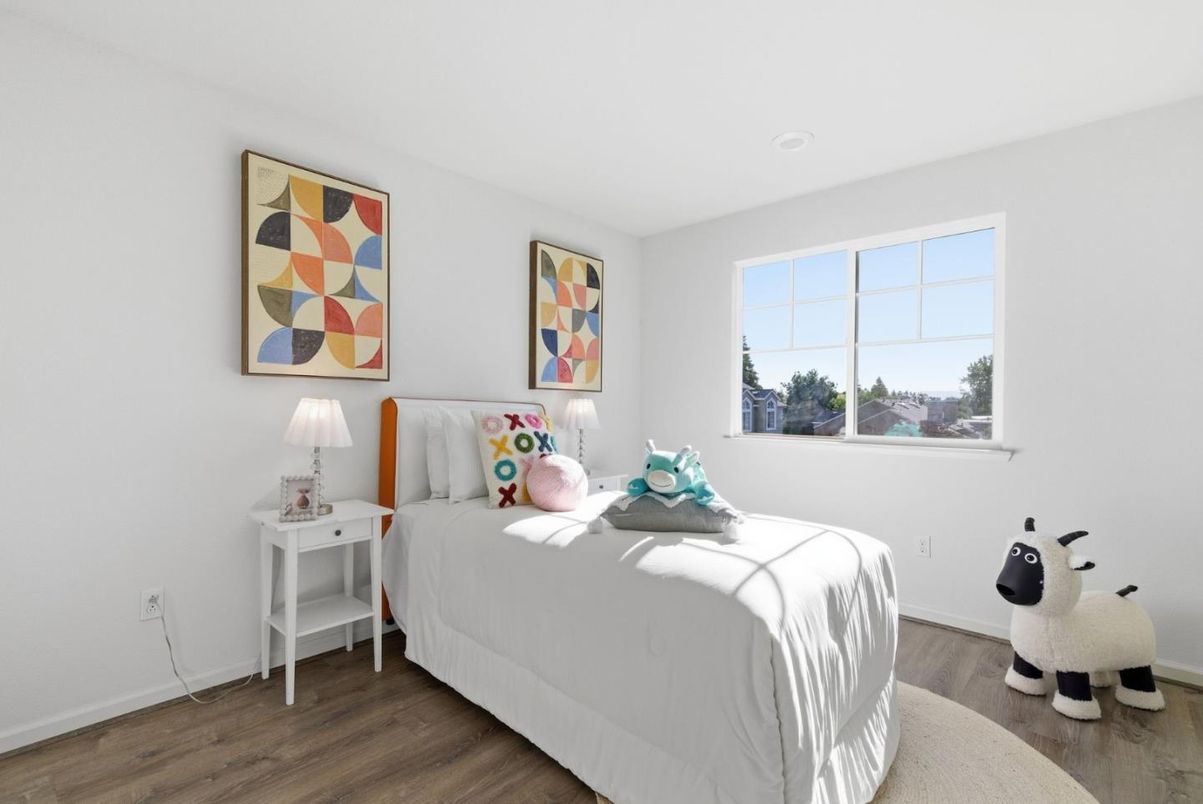 Bedroom, Interior, Wood Texture Flooring