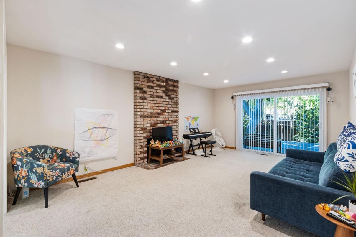 Interior, Recessed Lighting, Stone Walls