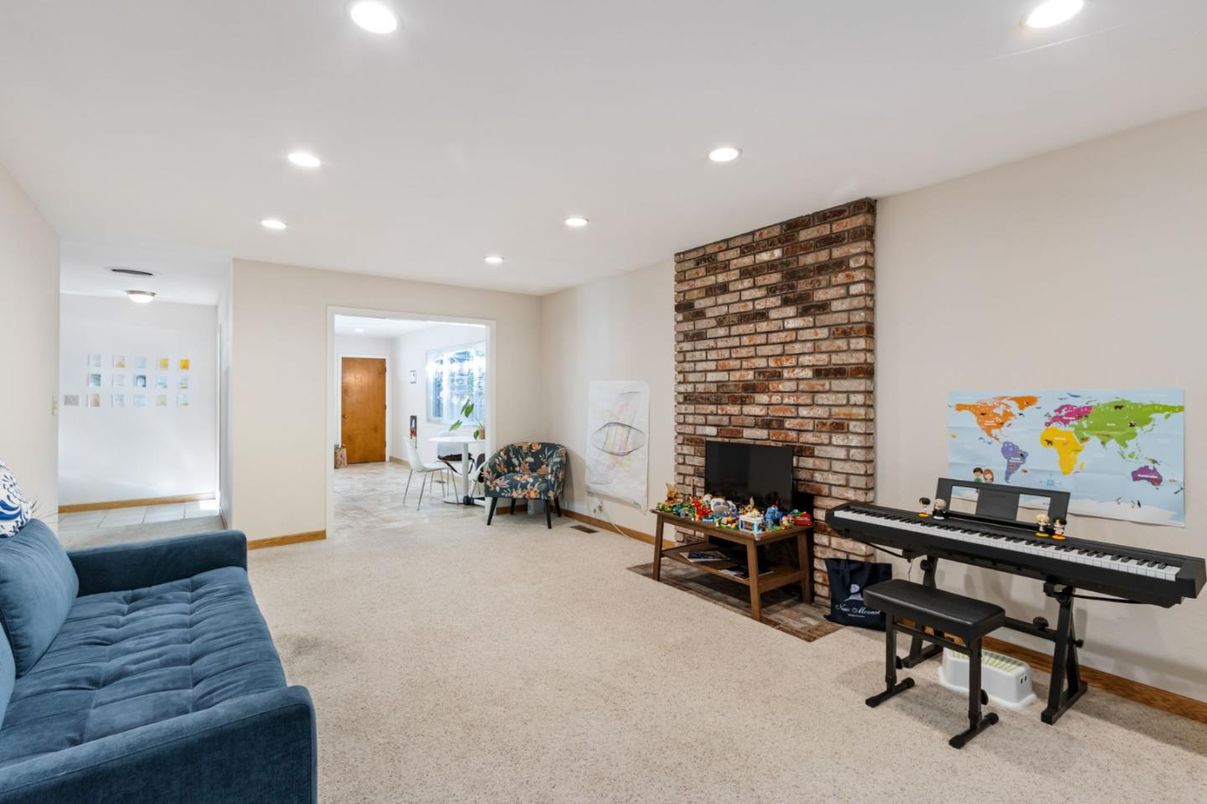 Interior, Recessed Lighting, Stone Walls