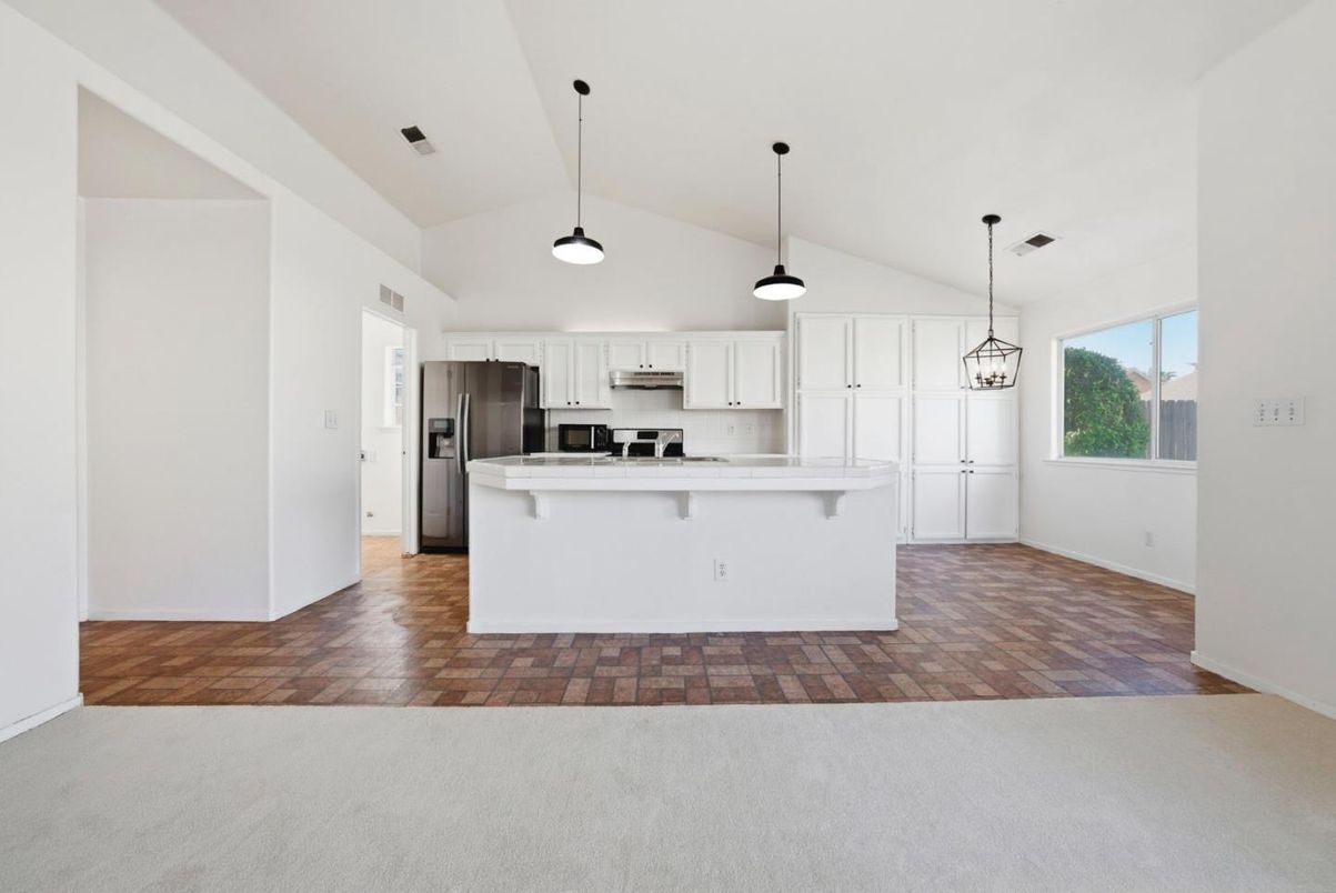 Interior, Kitchen, Pendant Lights, Stainless Steel Appliances