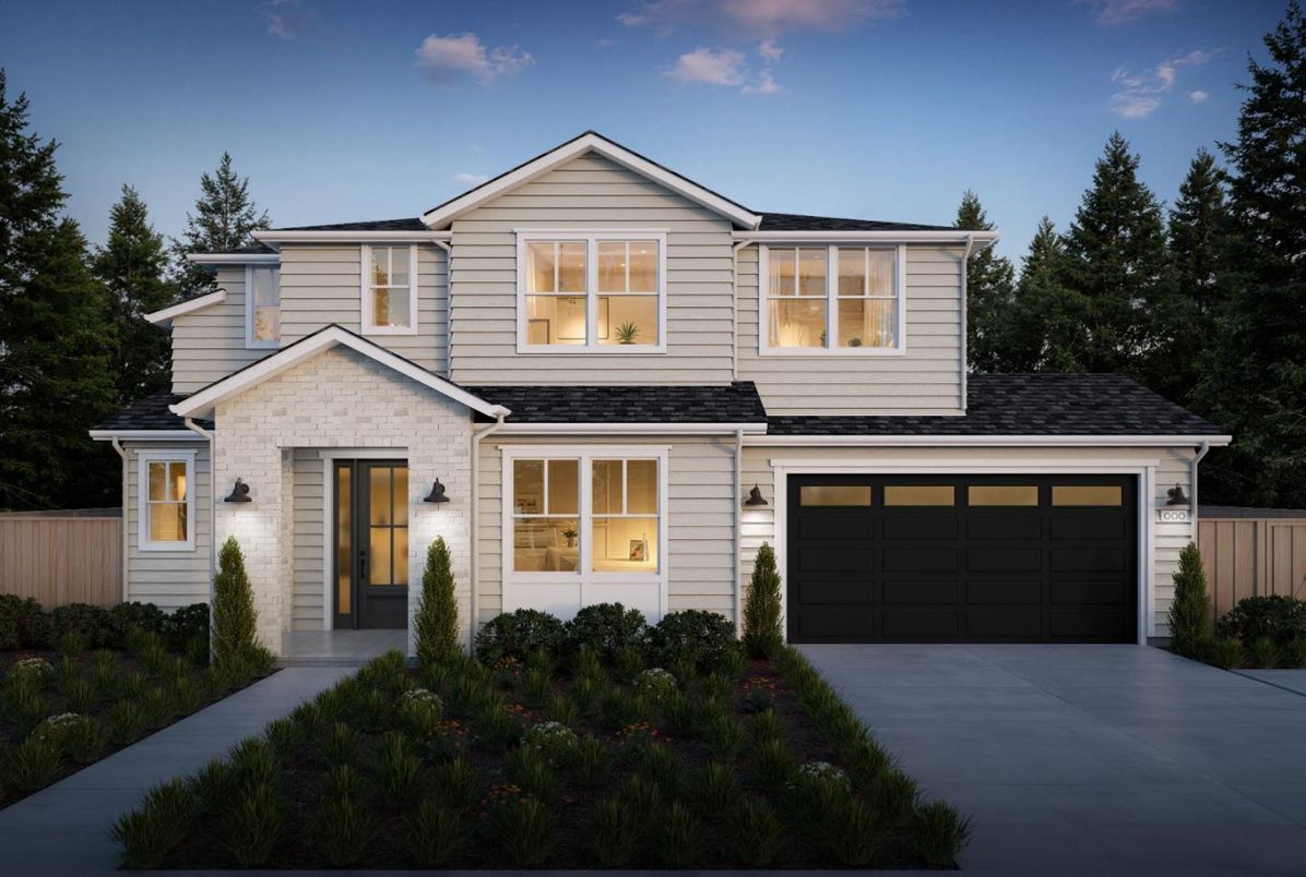 Attached, Exterior, Facade, Farmhouse