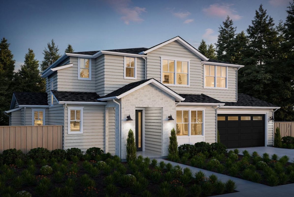 Attached, Exterior, Facade, Farmhouse