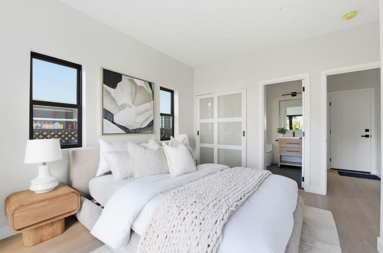 Bedroom, Interior, Wood Texture Flooring