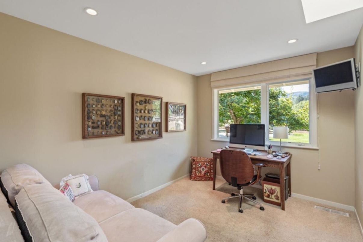Home Office, Interior, Recessed Lighting
