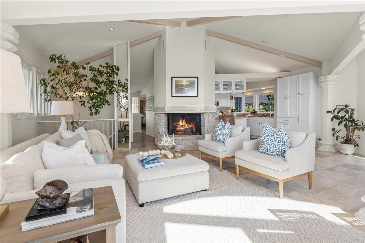 Fireplace, Interior, Living room, Recessed Lighting