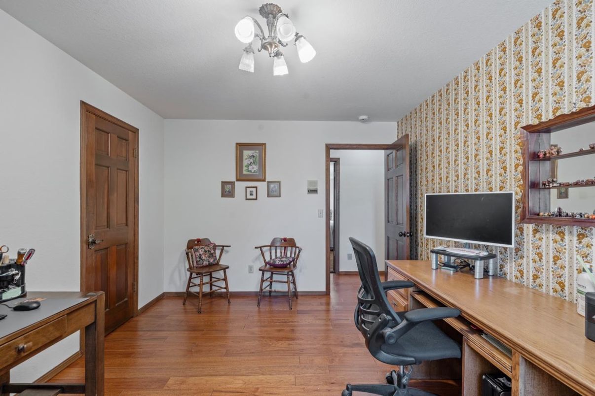 Home Office, Interior, Wood Texture Flooring