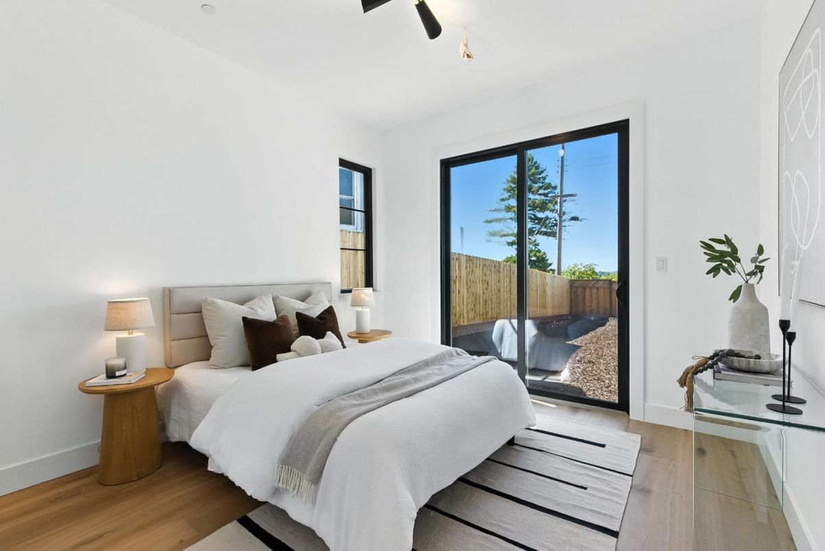 Bedroom, Interior, Wood Texture Flooring