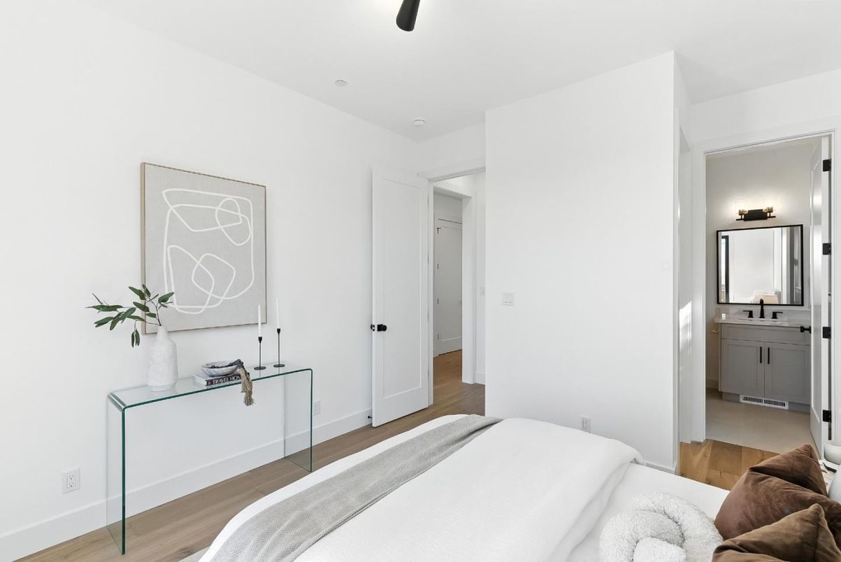 Bedroom, Interior, Wood Texture Flooring