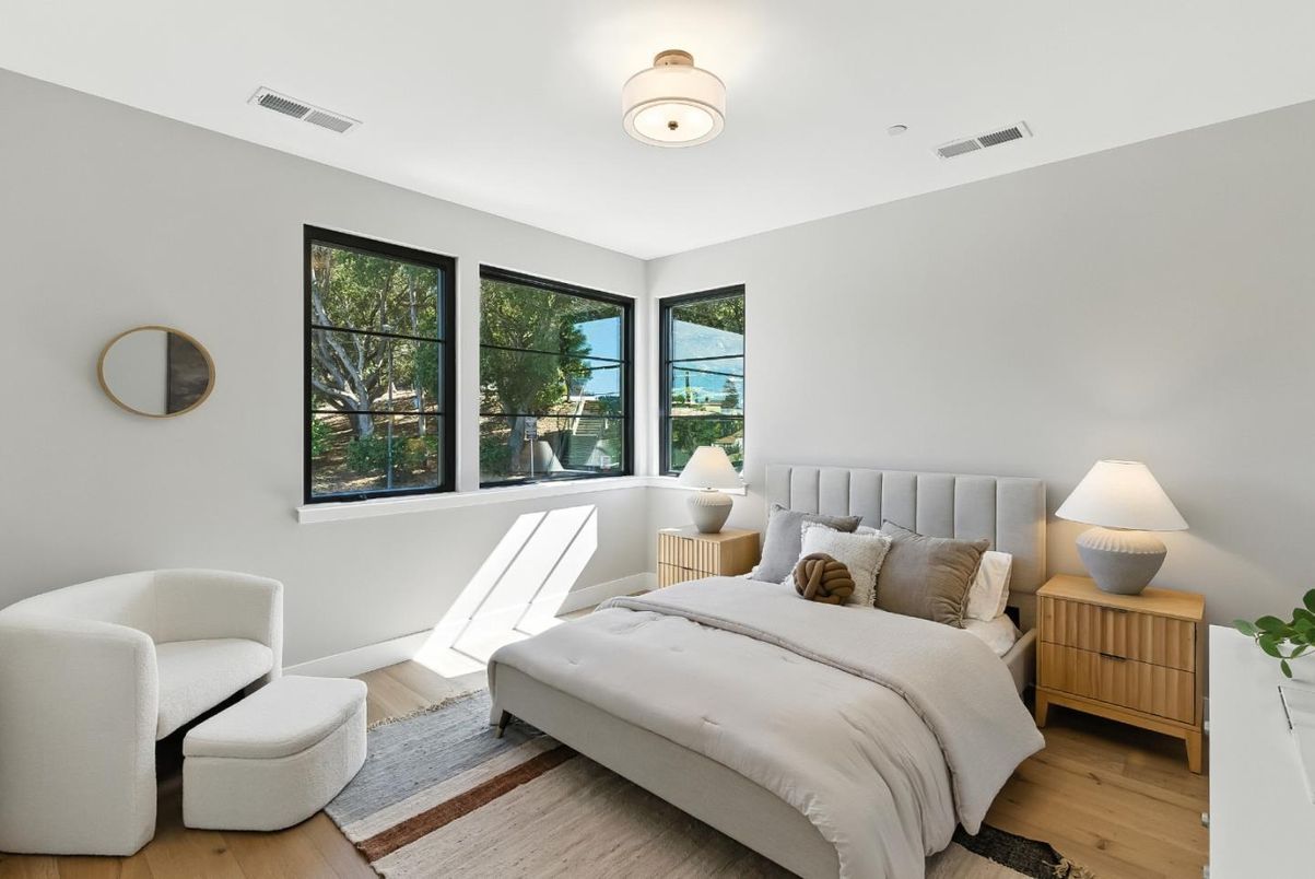 Bedroom, Interior, Wood Texture Flooring