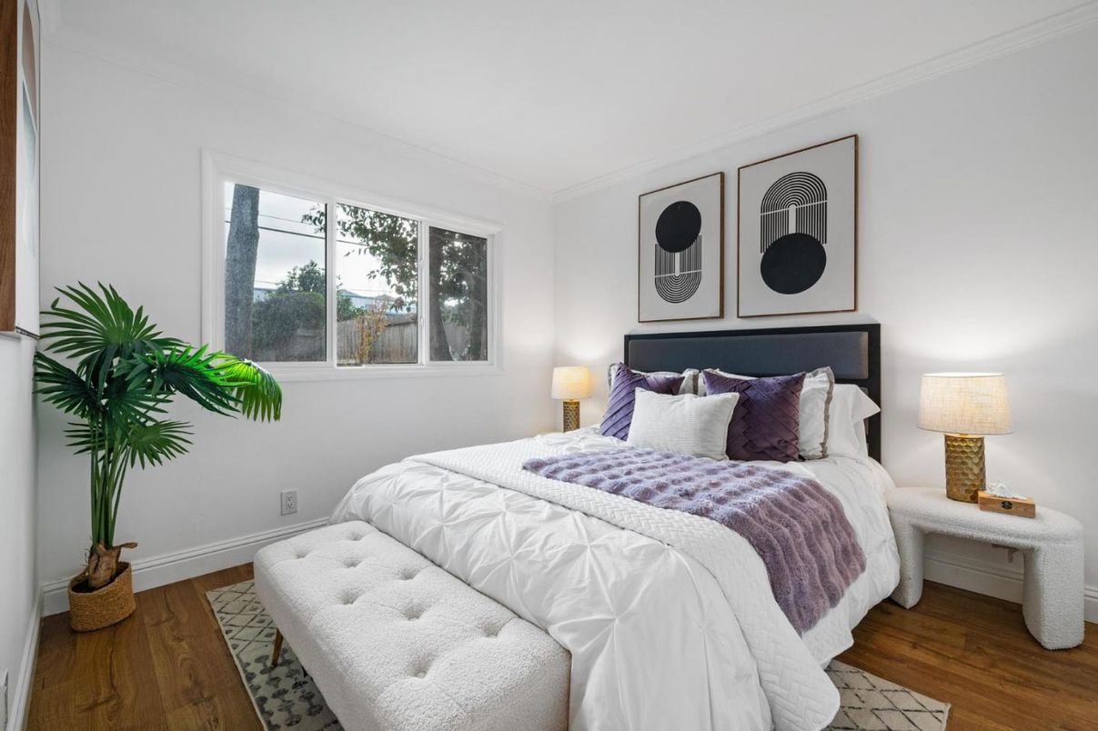 Bedroom, Interior, Wood Texture Flooring
