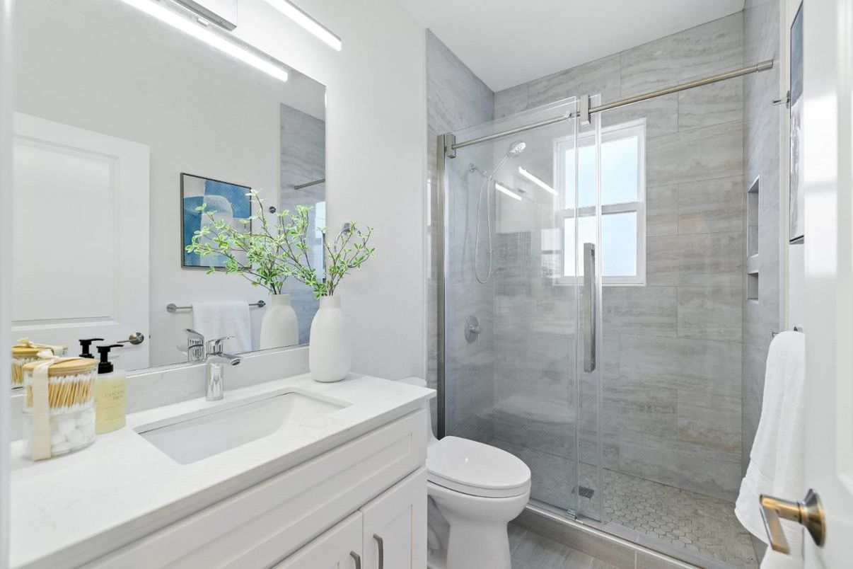 Bathroom, Glass Shower, Interior