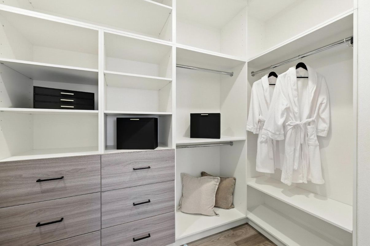 Interior, Walk-in Closets, Wood Texture Flooring