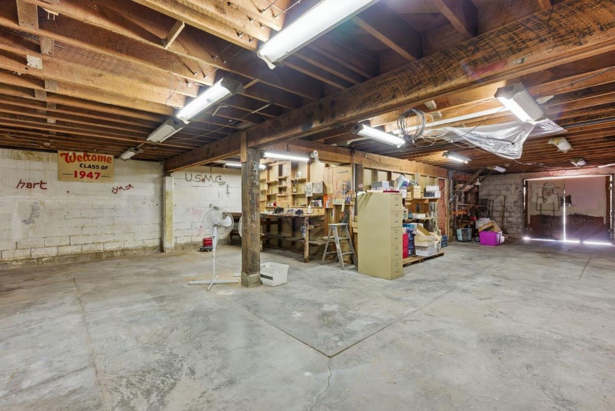 Interior, Stone Walls, Wooden Beams