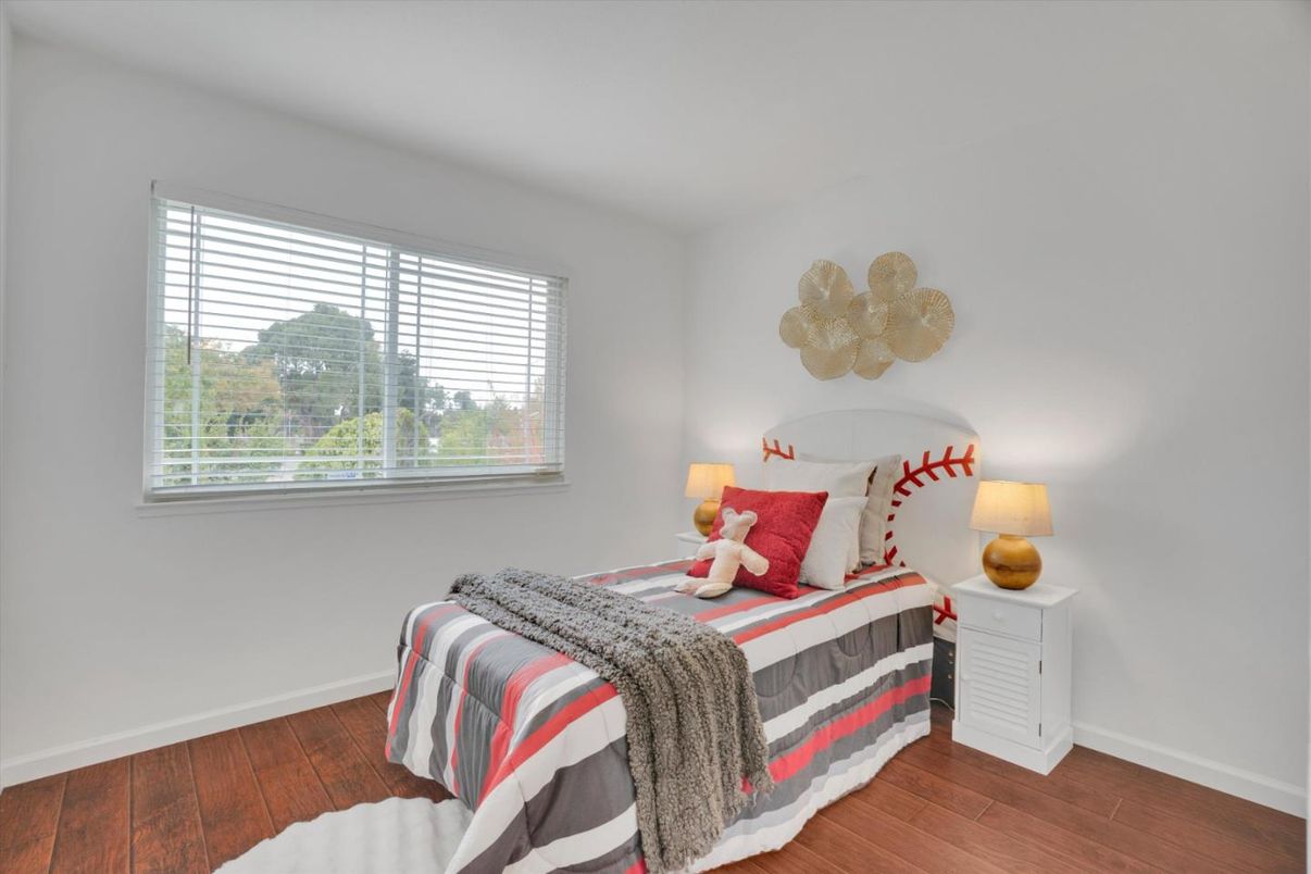 Bedroom, Interior, Wood Texture Flooring
