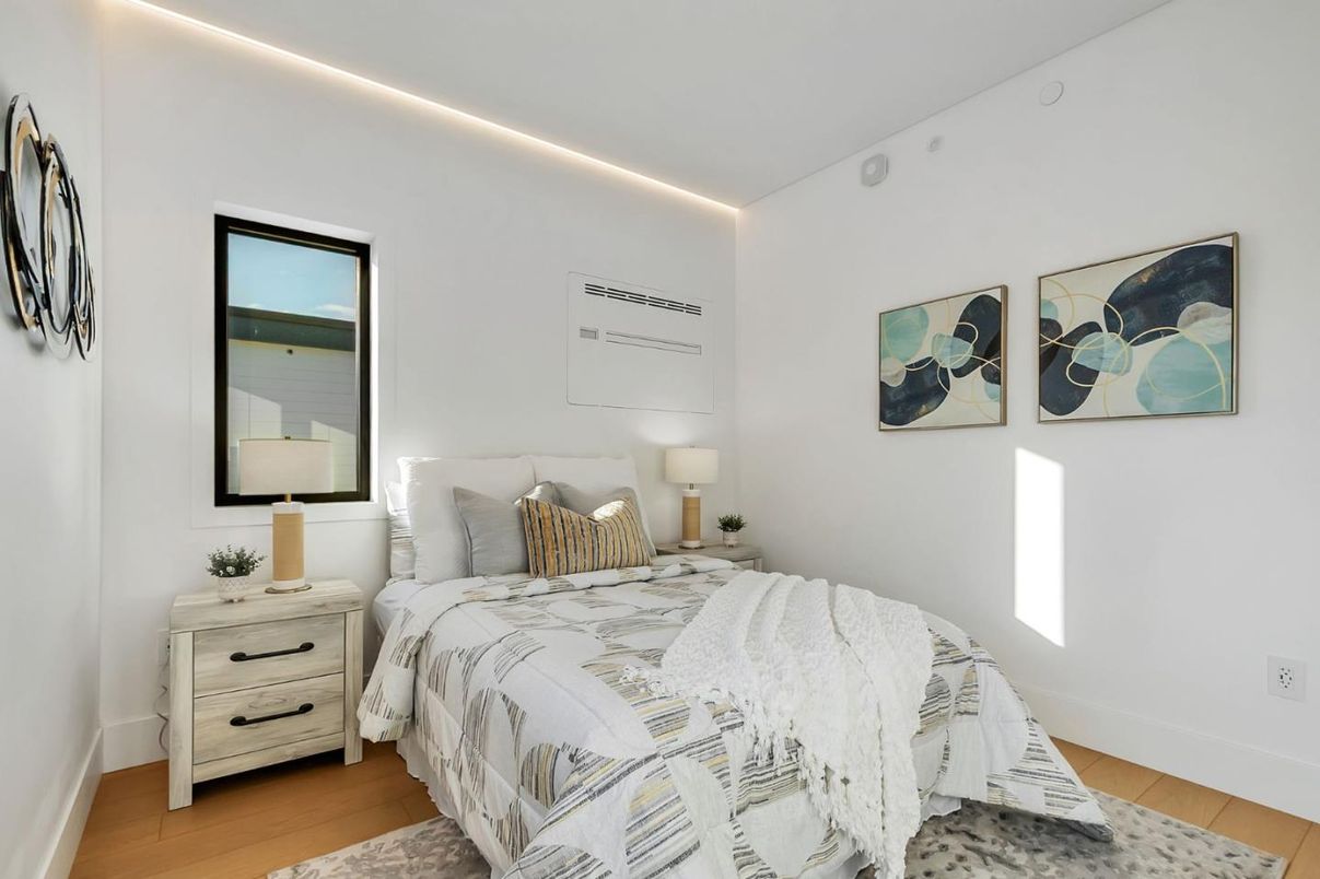 Bedroom, Interior, Wood Texture Flooring