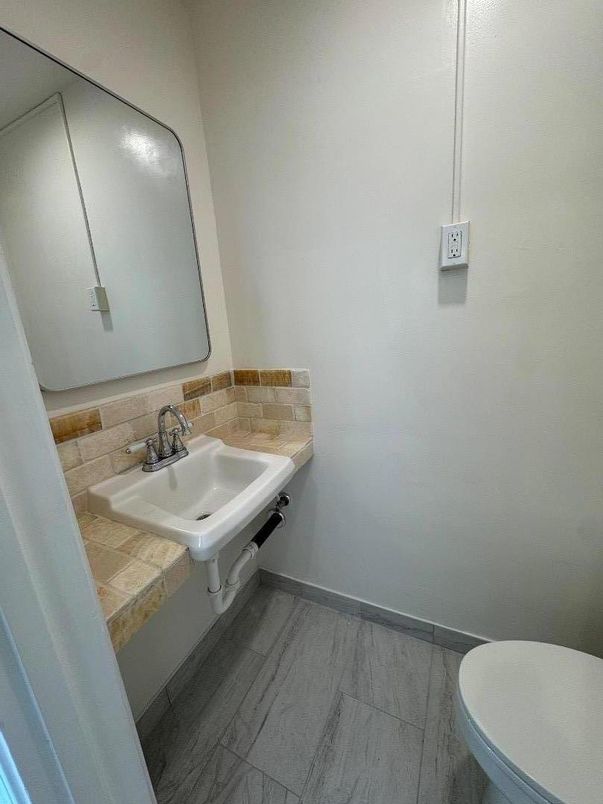 Bathroom, Interior, Wood Texture Flooring
