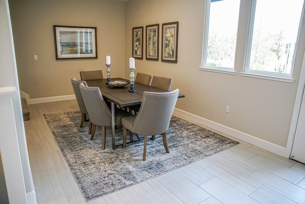 Dining room, Interior, Wood Texture Flooring