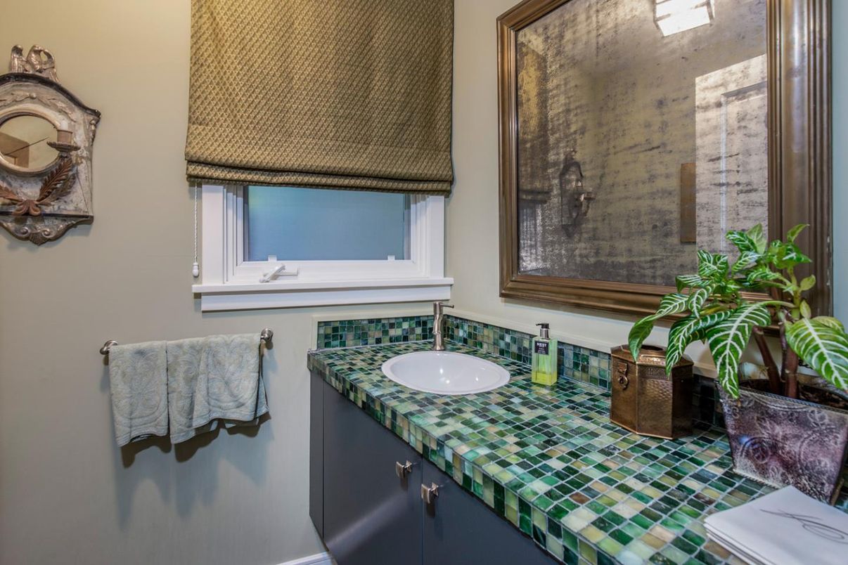 Bathroom, Interior, Tile Countertops