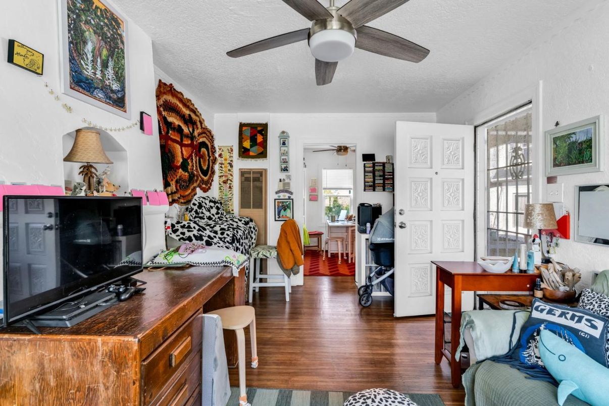 Home Office, Interior, Wood Texture Flooring