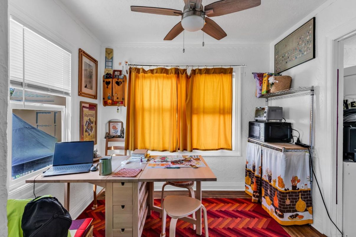 Home Office, Interior, Wood Texture Flooring