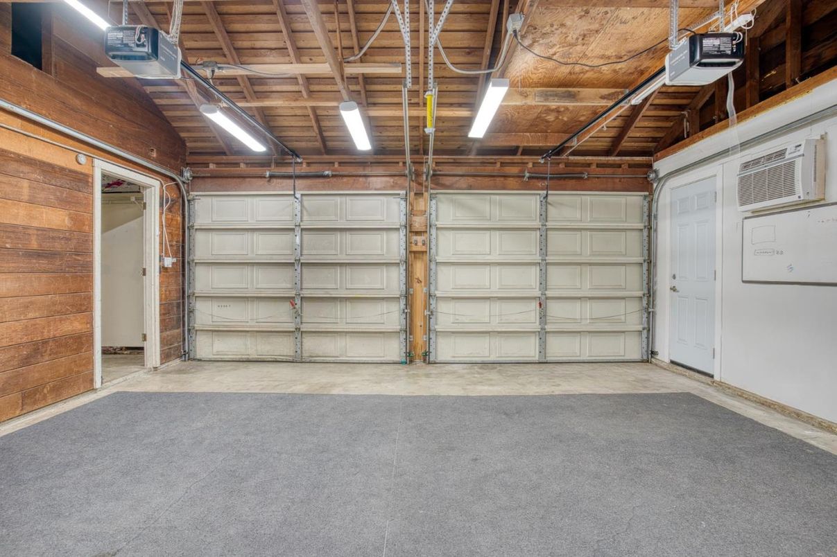 Garage, Interior, Wooden Beams, Wooden Ceilings, Wooden Walls