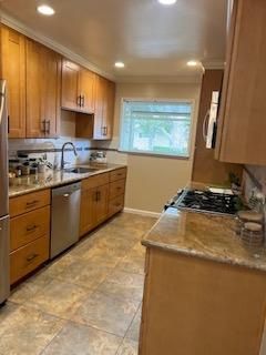 Interior, Kitchen, Recessed Lighting, Stainless Steel Appliances