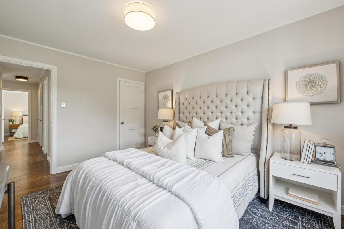 Bedroom, Interior, Wood Texture Flooring