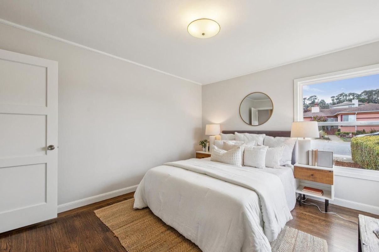 Bedroom, Interior, Wood Texture Flooring