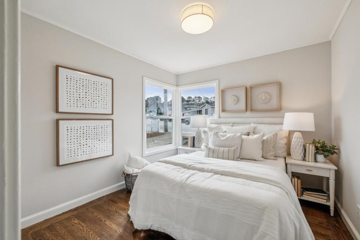 Bedroom, Interior, Wood Texture Flooring