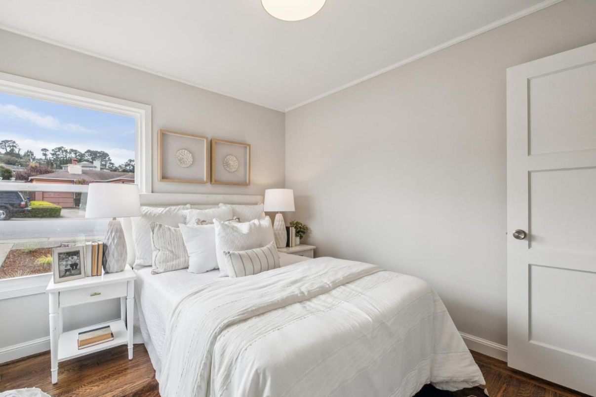 Bedroom, Interior, Wood Texture Flooring