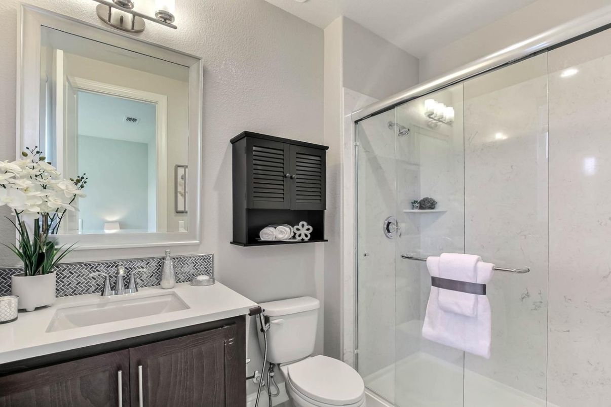 Bathroom, Glass Shower, Interior