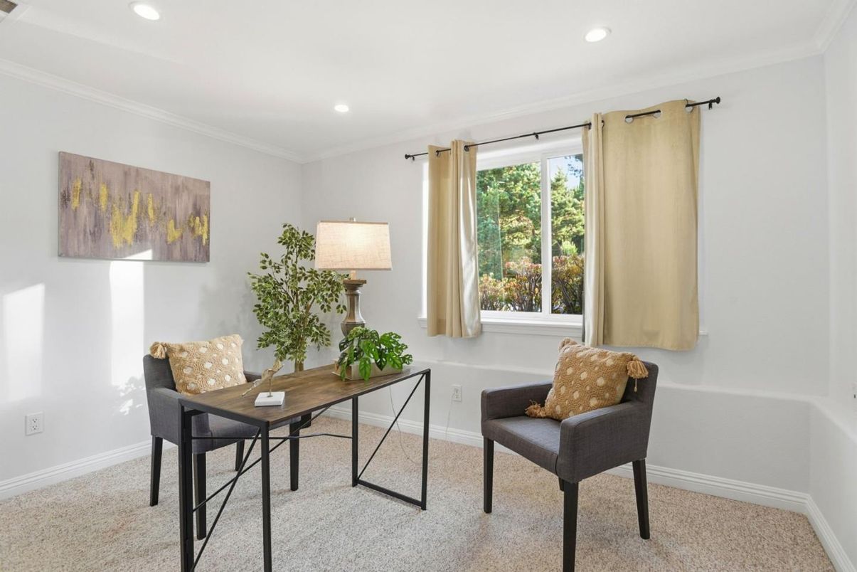 Home Office, Interior, Recessed Lighting