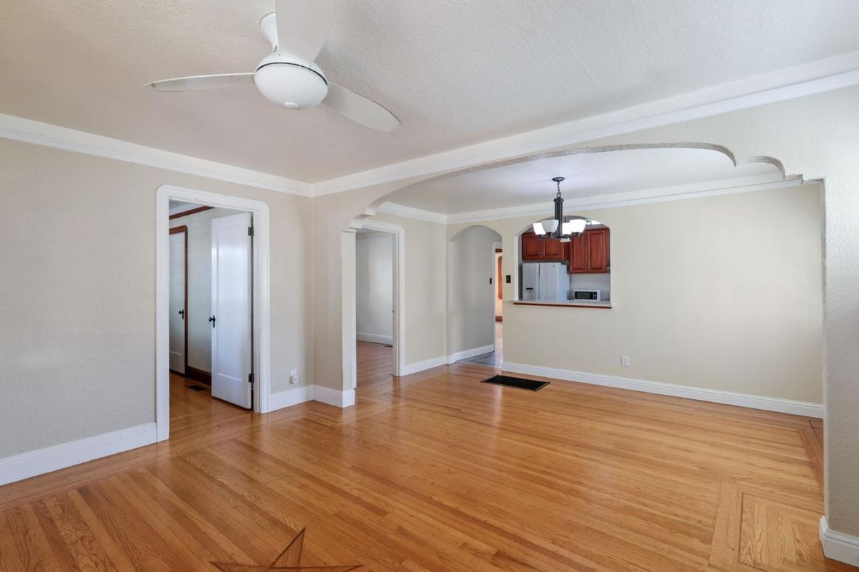 Empty room, Interior, Wood Texture Flooring