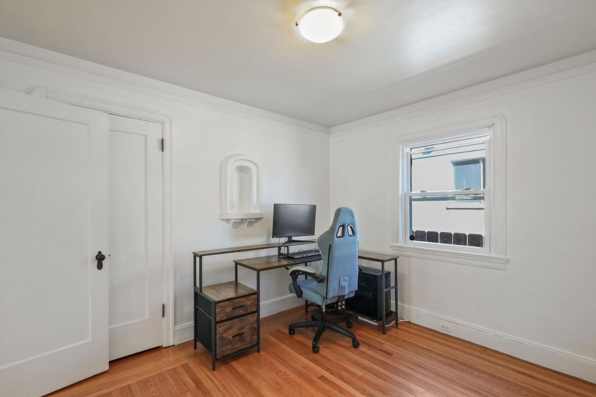 Home Office, Interior, Wood Texture Flooring