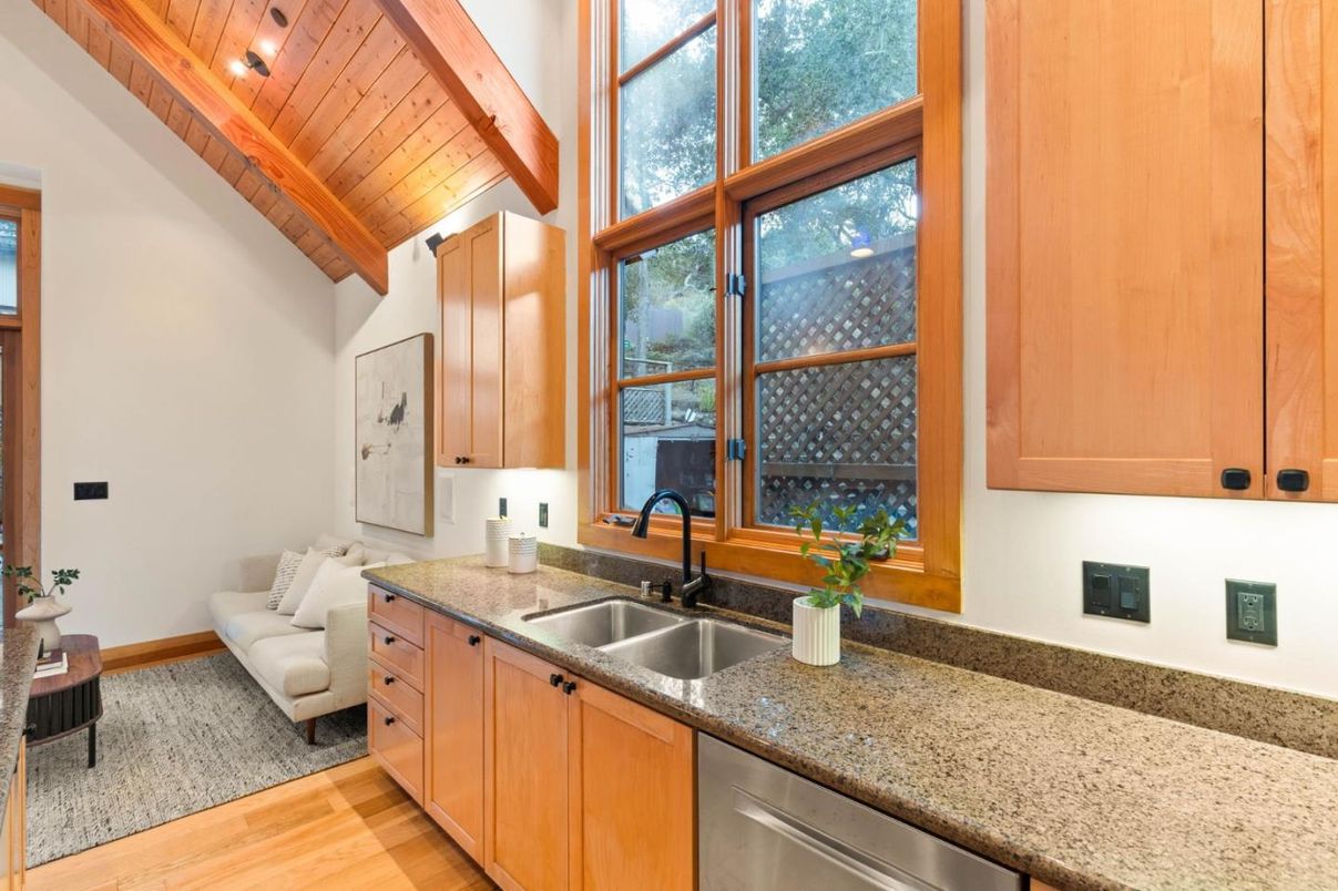 Interior, Kitchen, Wooden Ceilings, Wood Texture Flooring