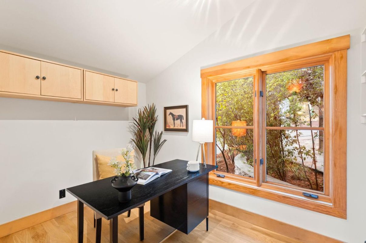 Home Office, Interior, Wood Texture Flooring