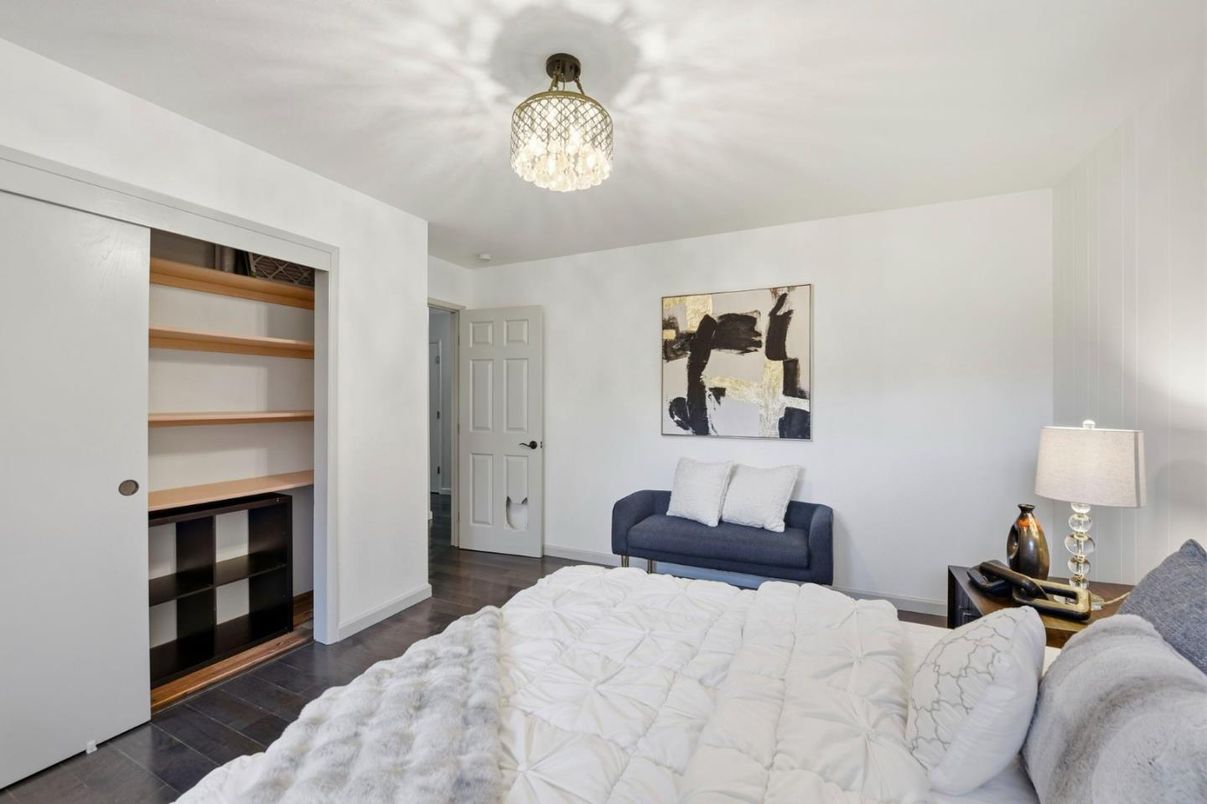 Bedroom, Interior, Wood Texture Flooring