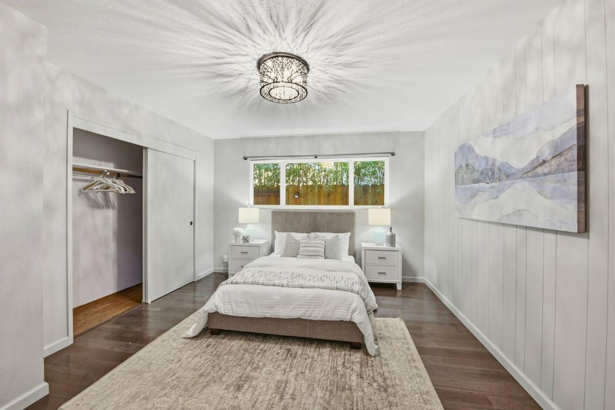 Bedroom, Interior, Wood Texture Flooring