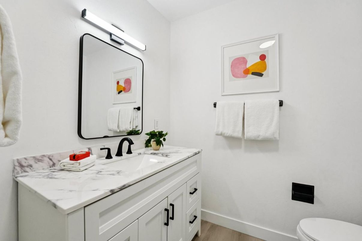 Bathroom, Interior, Wood Texture Flooring