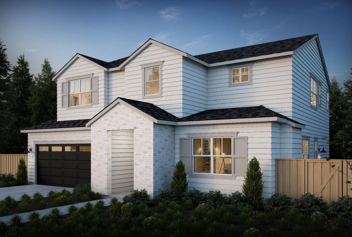 Attached, Exterior, Facade, Farmhouse