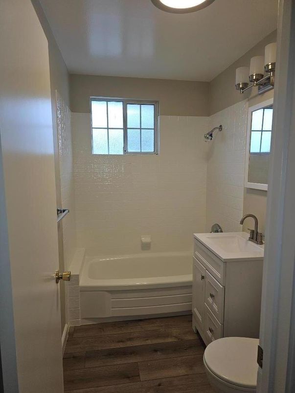 Bathroom, Interior, Wood Texture Flooring