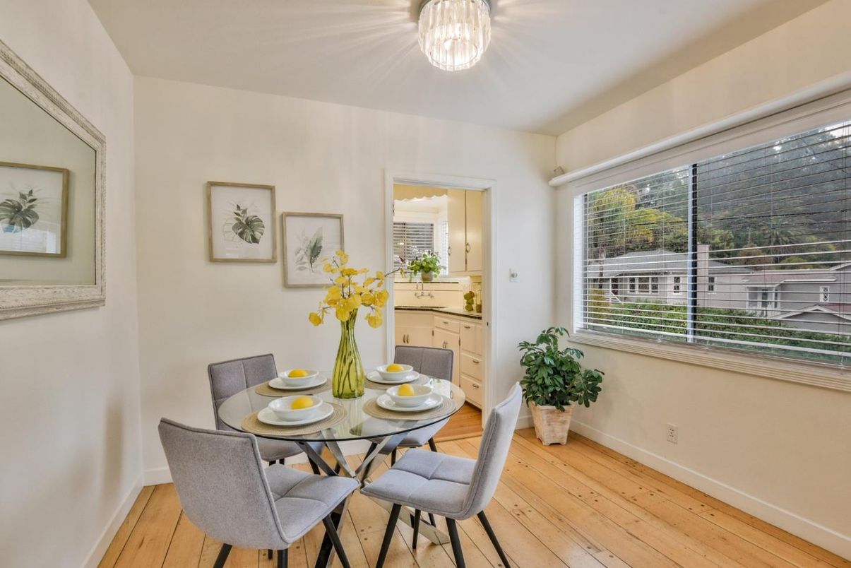 Dining room, Interior, Wood Texture Flooring