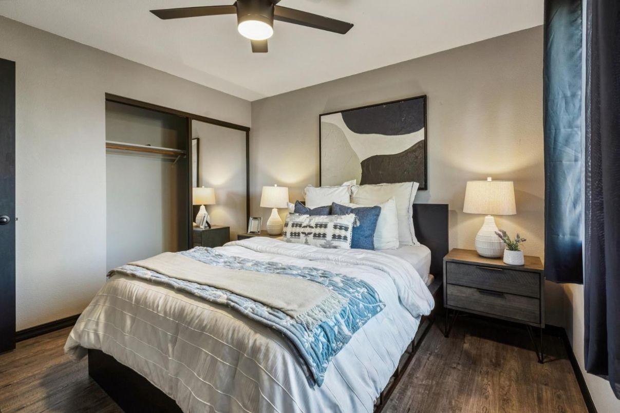 Bedroom, Interior, Wood Texture Flooring