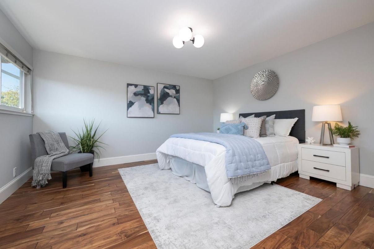 Bedroom, Interior, Wood Texture Flooring