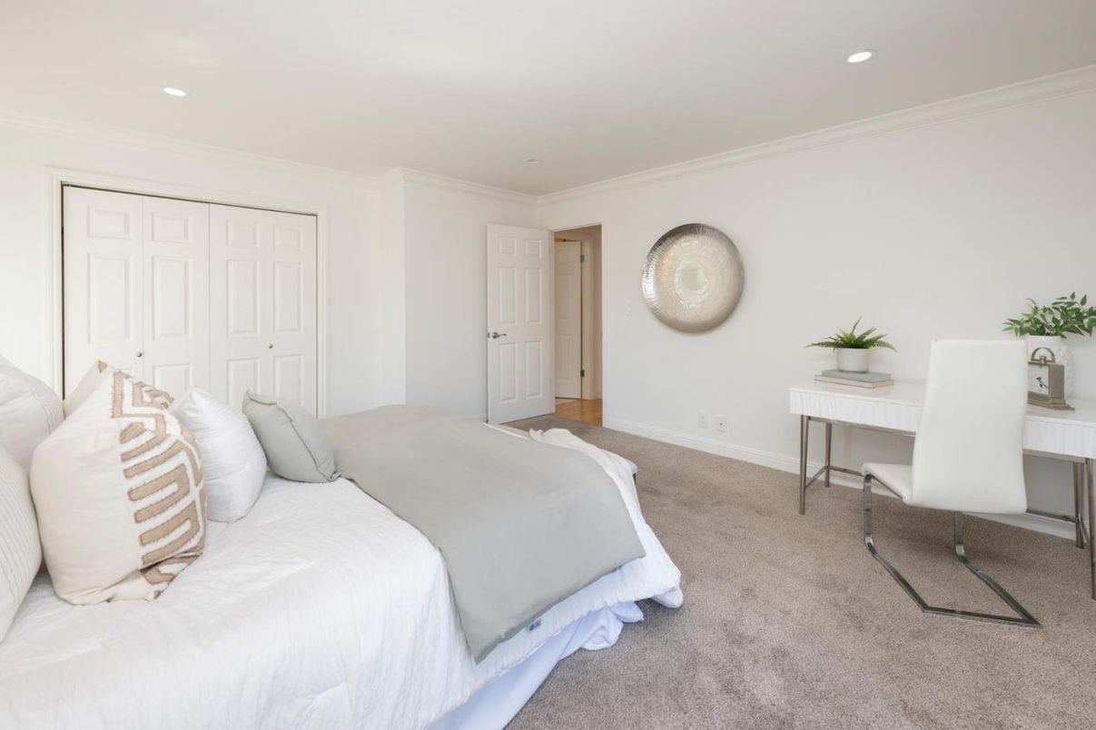 Bedroom, Home Office, Interior, Recessed Lighting